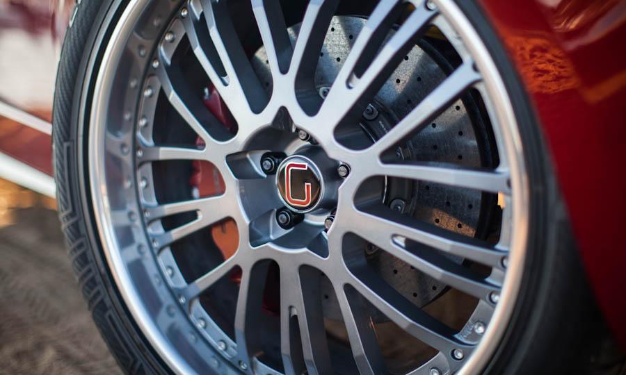Italdesign Giugiaro Parcour, 2013 - 22" wheels, 45-series tires. Finally, an exotic with a bit of sidewall! - Photo by Davey G. Johnson.